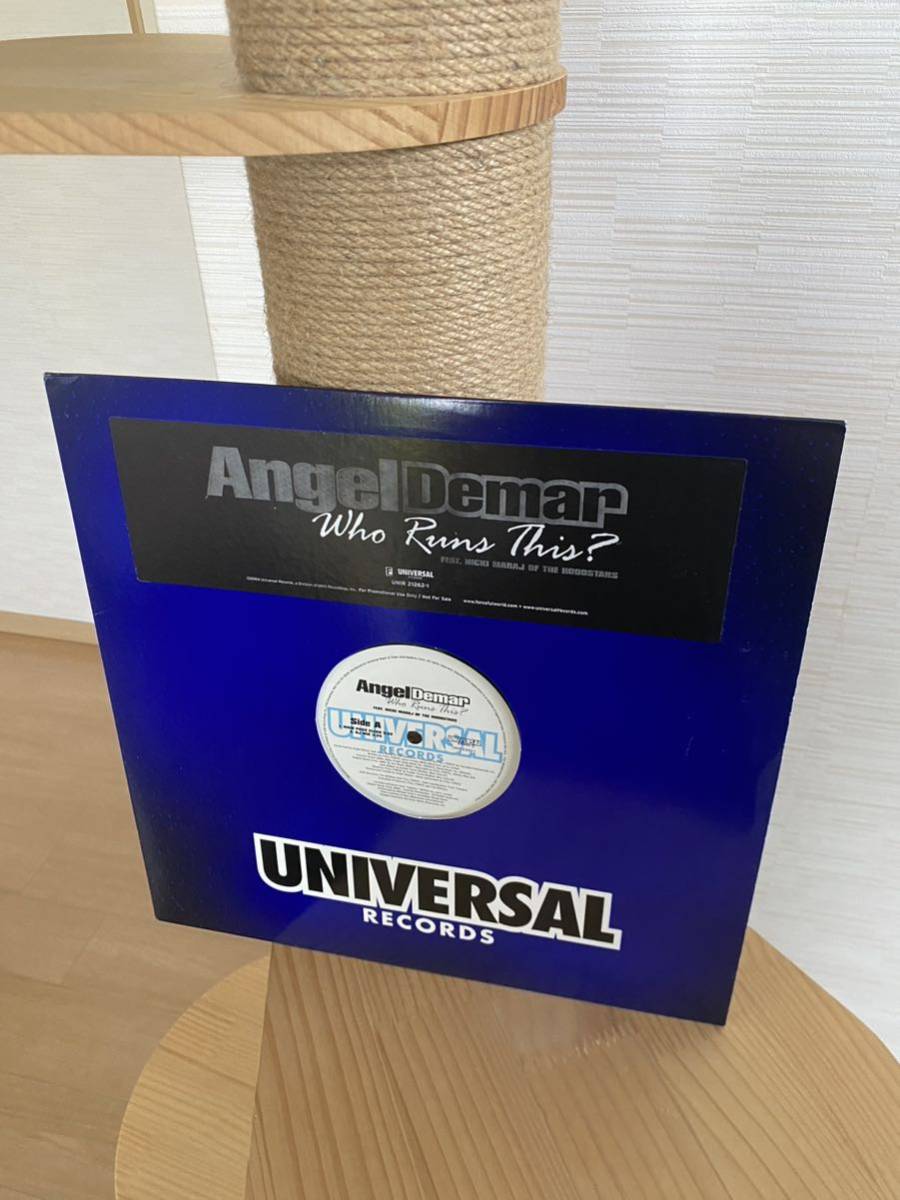 Angel Demar feat. Nicki Maraj - Who Runs This? (12, Single, Promo) US Original / Incredible Bongo Band - Apache_画像1