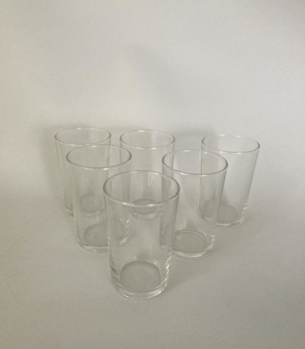 未使用 ビールグラス 6個セット 強化グラス ハードストロング　コップ 佐々木硝子 昭和レトロ_画像2