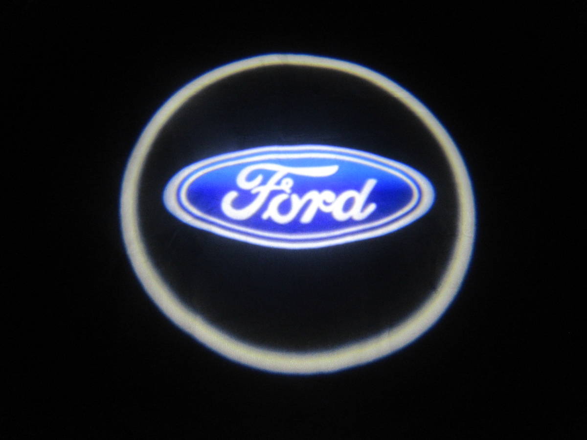 フォード FORD スポットロゴ カーテシーライト カーテシードアライト 埋め込み型 エクスプローラー エクスペディション エコノライン F150_画像1