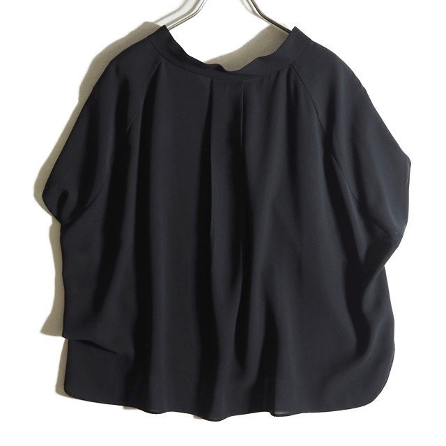 K3730f68 VADORE Adore V V neck gya The - blouse black 38 / pull over oversize polyester shirt black spring summer 