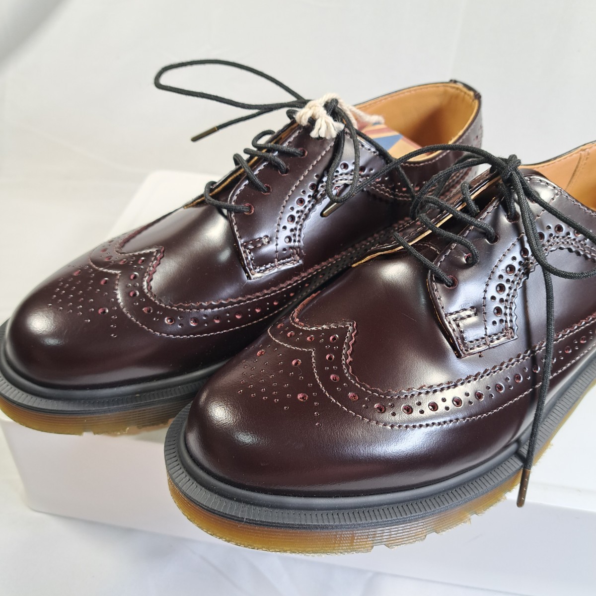 Dr.Martens 14041 イギリス製 ウイングチップ タグ付 美品 25-