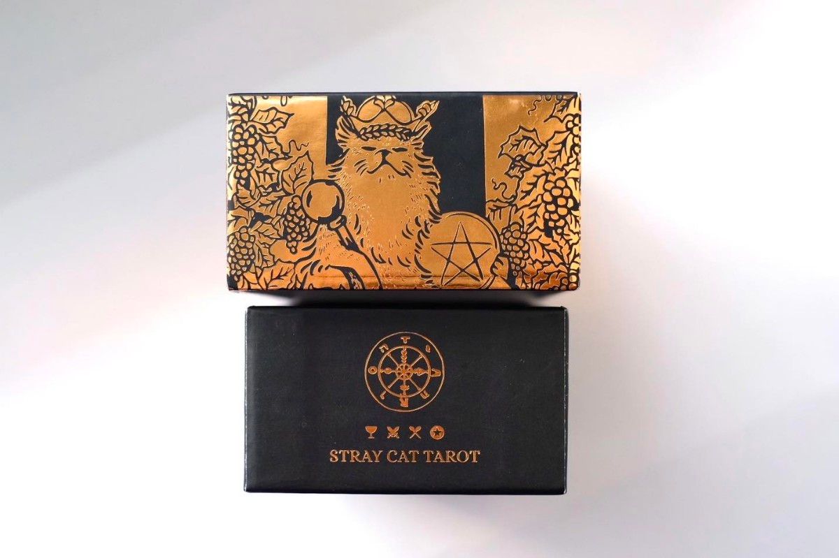 正規品! STRAY CAT TAROT 猫のタロット（黒縁)