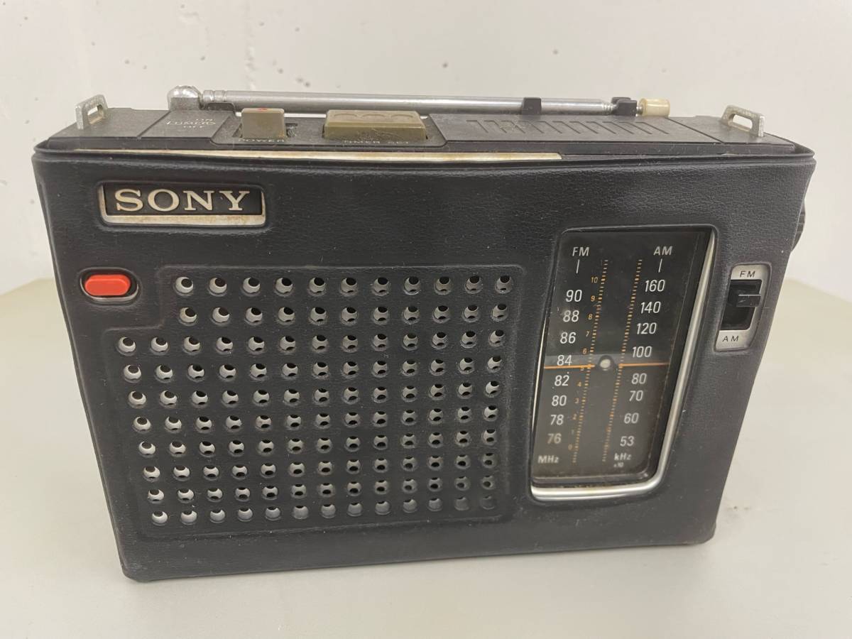 ＳＯＮＹ　ラジオ　ICF-5250　FM/AM　通電確認　_画像1