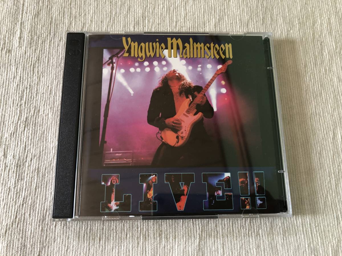 CD / VHS　　Yngwie Malmsteen　　イングヴェイ・マルムスティーン　　『LIVE !!』　　PCCY-01279_画像3