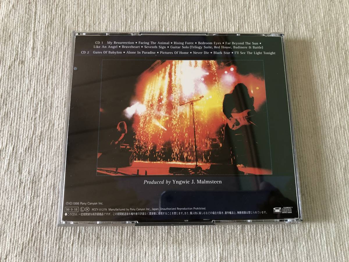 CD / VHS　　Yngwie Malmsteen　　イングヴェイ・マルムスティーン　　『LIVE !!』　　PCCY-01279_画像4
