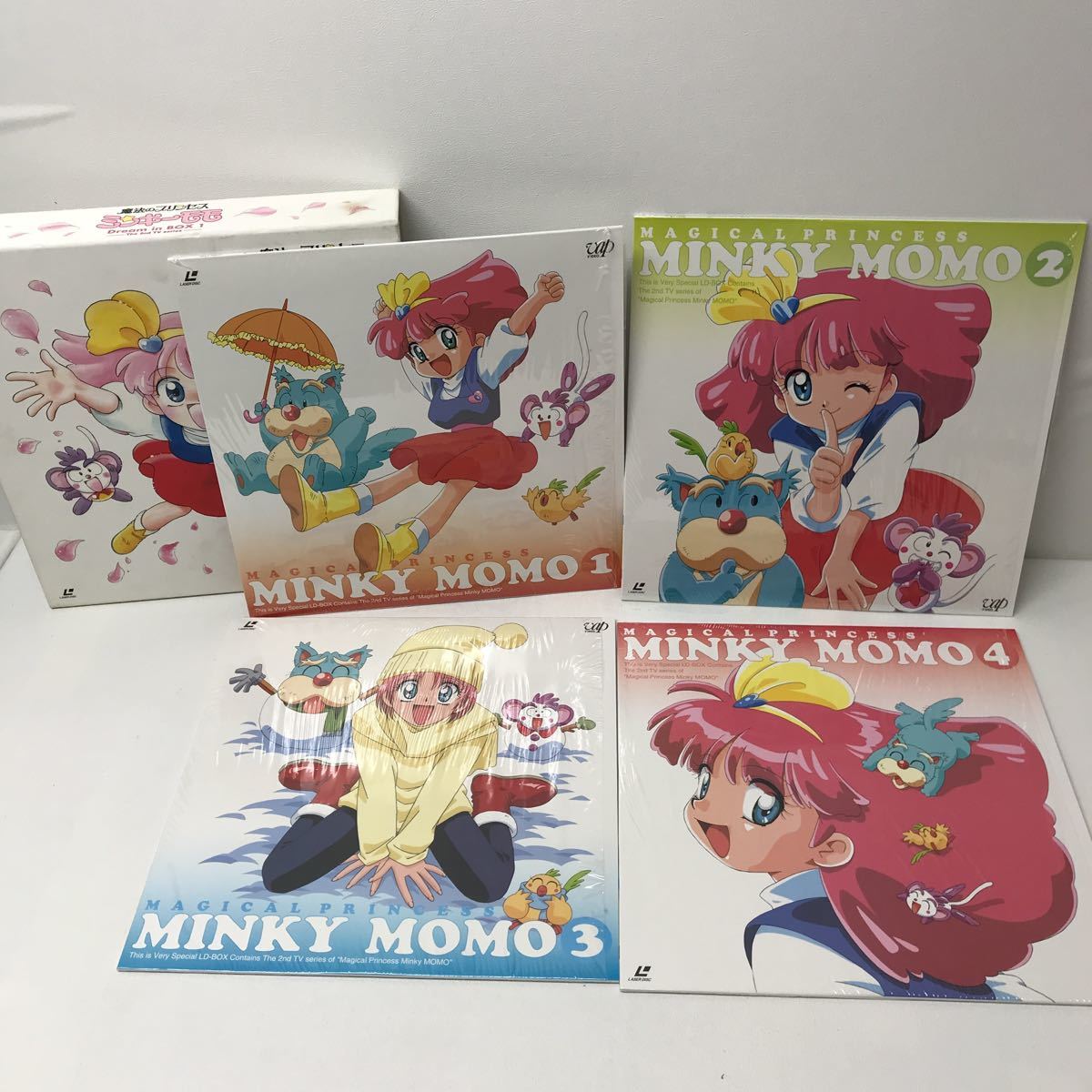 I0817B3 未開封あり☆魔法のプリンセス ミンキーモモ Dream in BOX 1 2