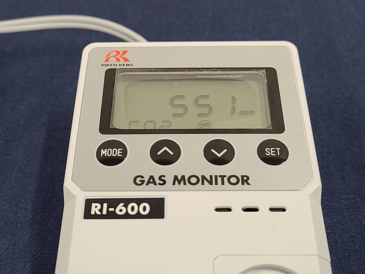 理研計器 RI-600 小型CO2モニタ RIKEN RI-600 GAS MONITOR [301-5]-