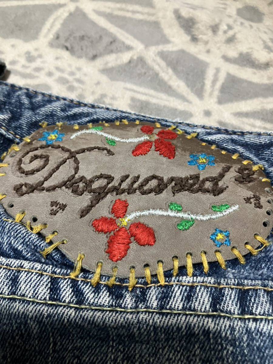  женский dsquared2 Dsquared to-tem paul (pole) Denim 