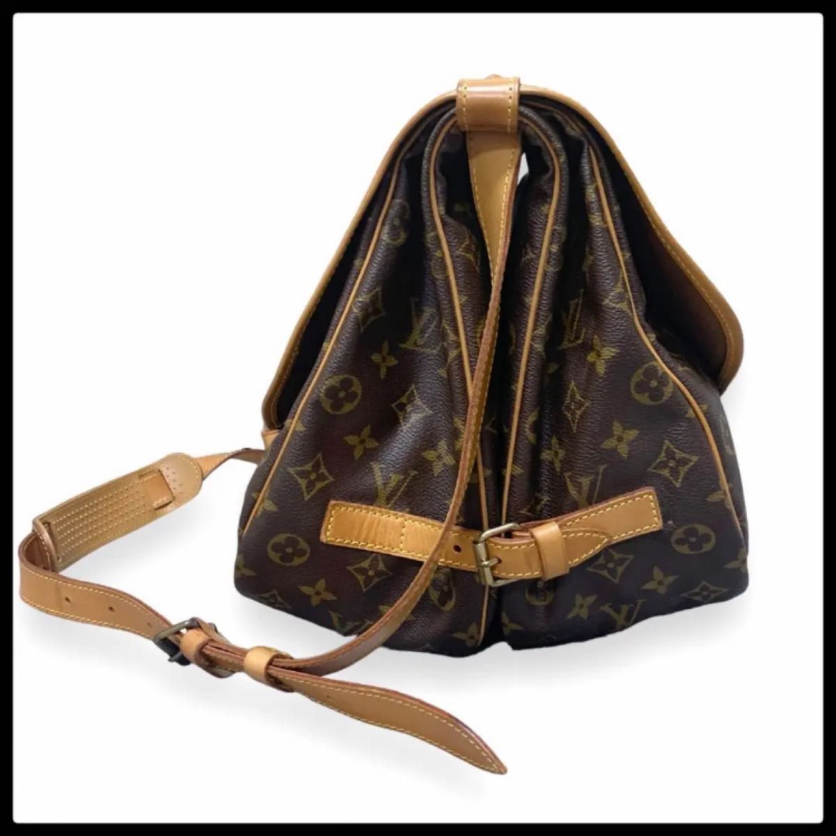 【美品】ルイヴィトン ソミュール 35 モノグラム M42254  廃盤 レア　 LOUIS VUITTON  ショルダーバッグ