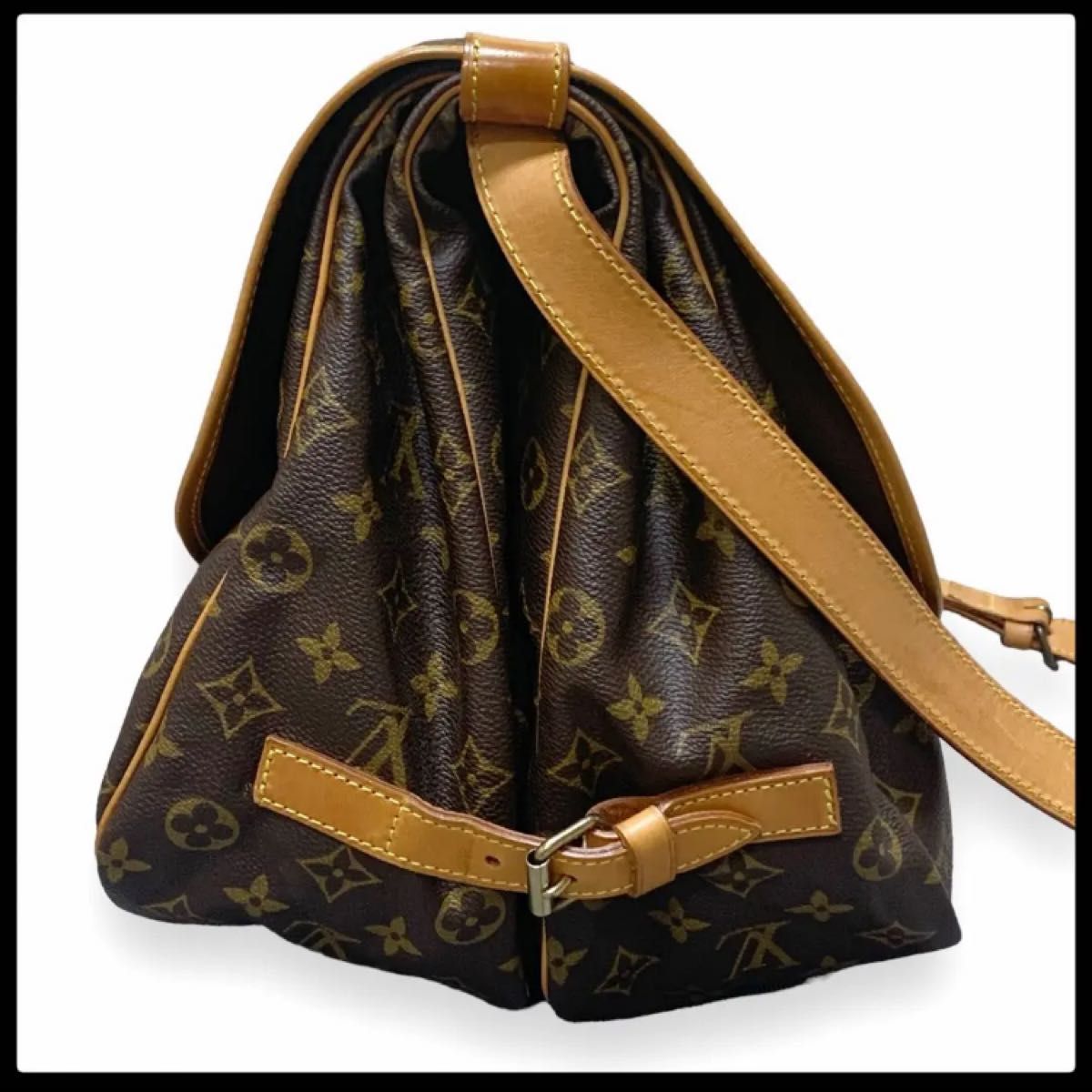 【美品】ルイヴィトン ソミュール 35 モノグラム M42254  廃盤 レア　 LOUIS VUITTON  ショルダーバッグ