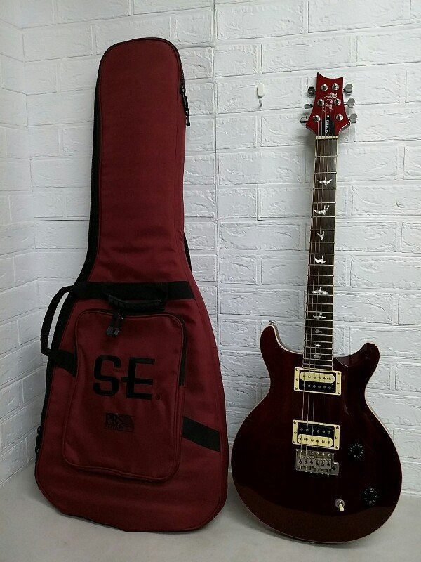 Paul Reed Smith PRS ポールリードスミス ギター SE Santana RPS エレキギター 厚手ソフトケース付き 弦楽器 楽器_画像1