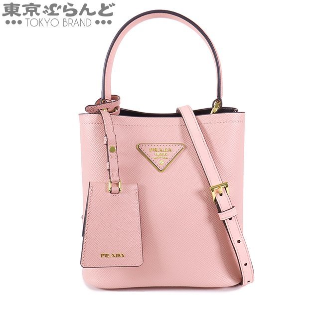 101682968 プラダ PRADA ピンク レザー 2WAY ショルダーバッグ ハンドバッグ レディース A