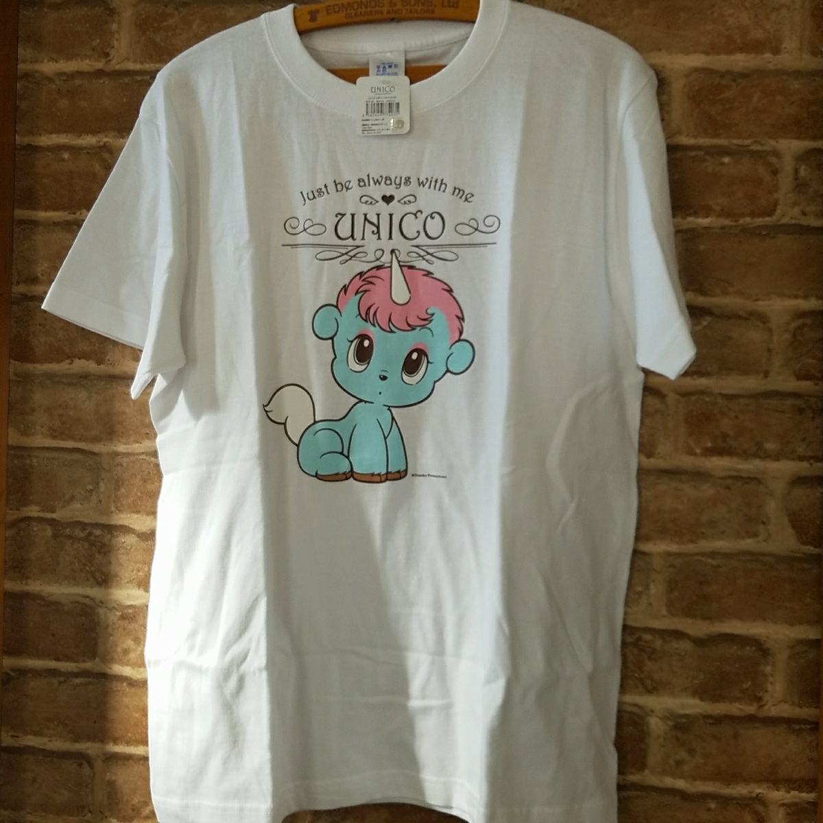 Tezuka Osamu UNICO可愛白色T卹女XL LL 原文:手塚治虫　UNICO　ユニコ　かわいい ホワイトTシャツ　女性XL　LL位