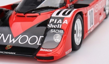 TSM TOPSPEED 1/18 Porsche 962 CK6 Kremer Racing Kenwood Le Mans'90 #10 24th 高橋国光 / V.D.Merwe / 岡田秀樹_画像5