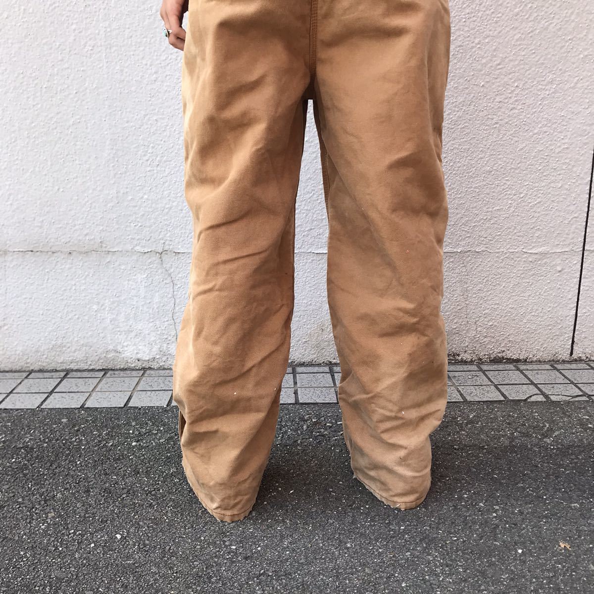 再入荷】 ダック生地 カーハート Carhartt 00s オーバーオール 小さい