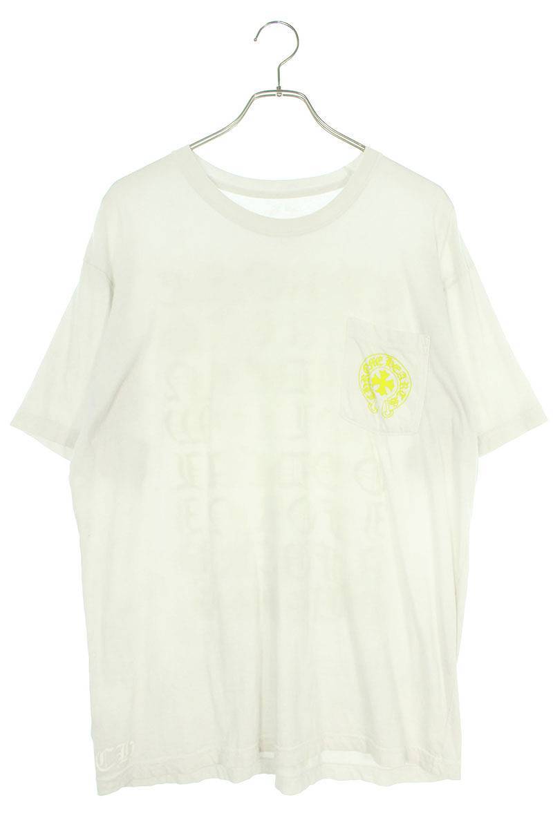 限定セール！】 クロムハーツ OM10 中古 英字バックプリントTシャツ