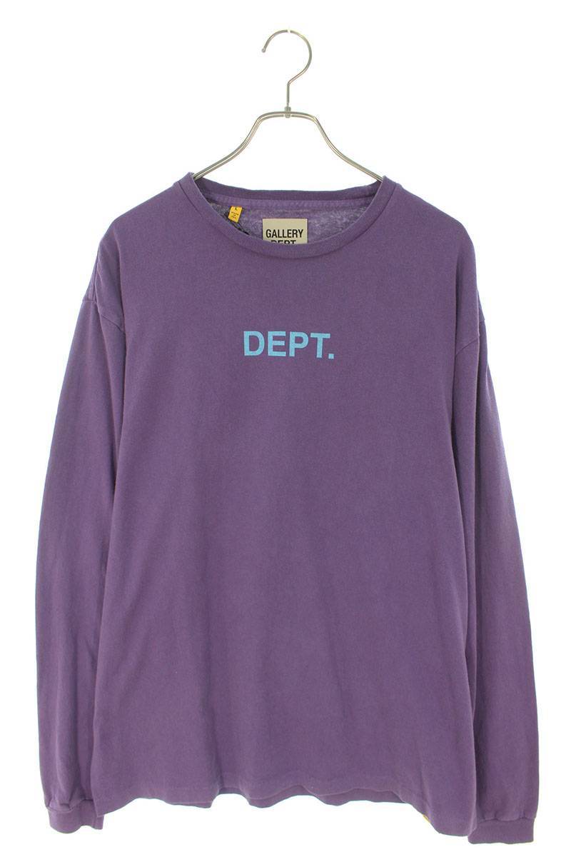 ギャラリーデプト GALLERY DEPT 23SS DT1143 PURPLE サイズ:XL ロゴプリントカットソー 新古品 SJ02_画像1