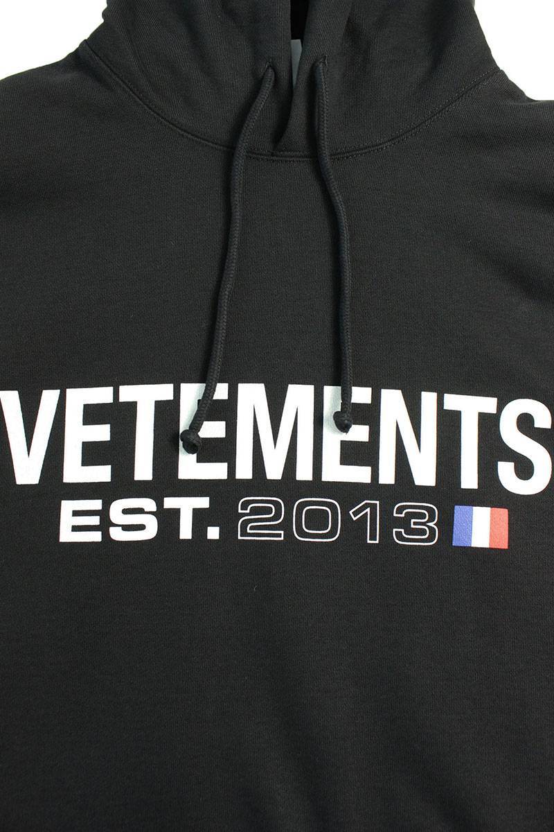 ヴェトモン VETEMENTS 23AW UE54HD100B サイズ:XS ロゴプリントプル