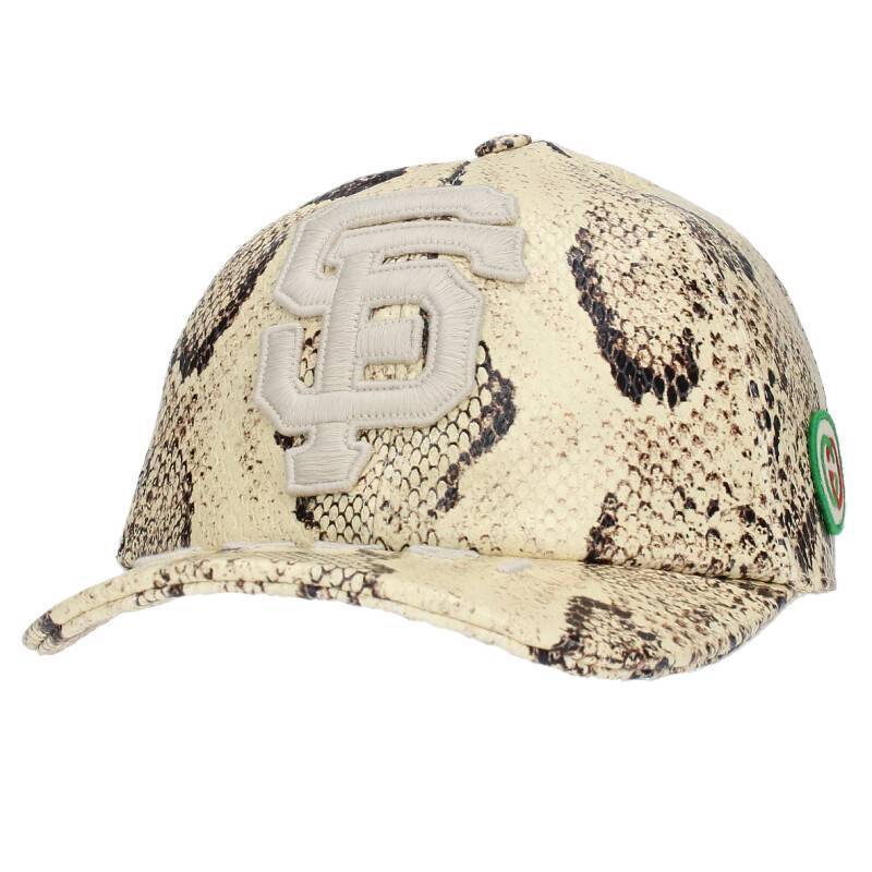 超熱 グッチ GUCCI 713777 4HAQ7 サイズ:M パイソンロゴベースボールキャップ 中古 BS99 その他 超熱 グッチ GUCCI 713777 4HAQ7 サイズ:M パイソンロゴベースボールキャップ 中古 BS99 その他