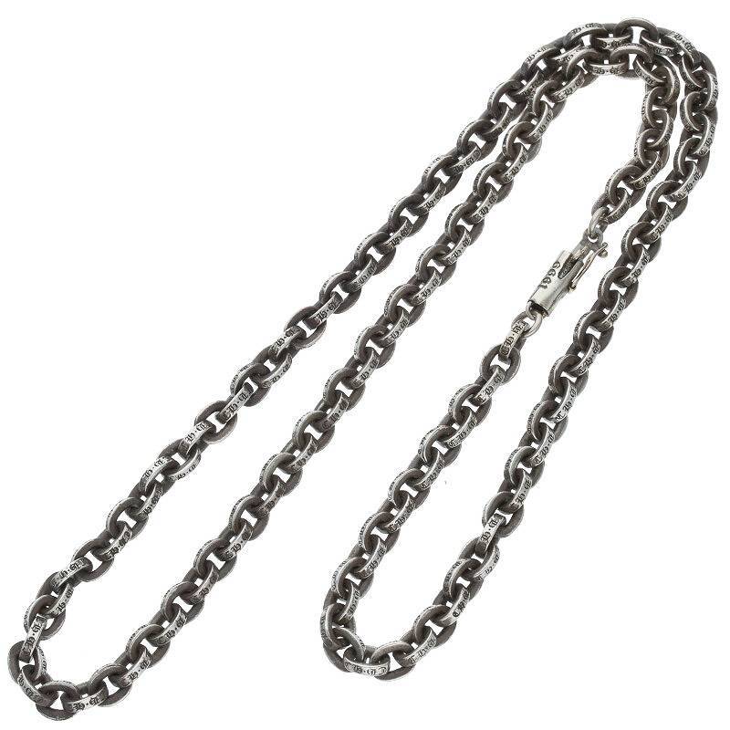 クロムハーツ Chrome Hearts PAPER CHAIN 18/ペーパーチェーン18inch サイズ:18inch シルバーネックレス 中古 SJ02_画像2