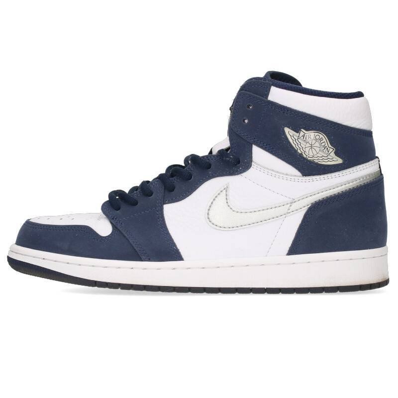 ナイキ NIKE AIR JORDAN 1 HIGH OG CO.JP 2020 DB5877-100 28cm エアジョーダン1ブリーフケース付きスニーカー 中古 OM10