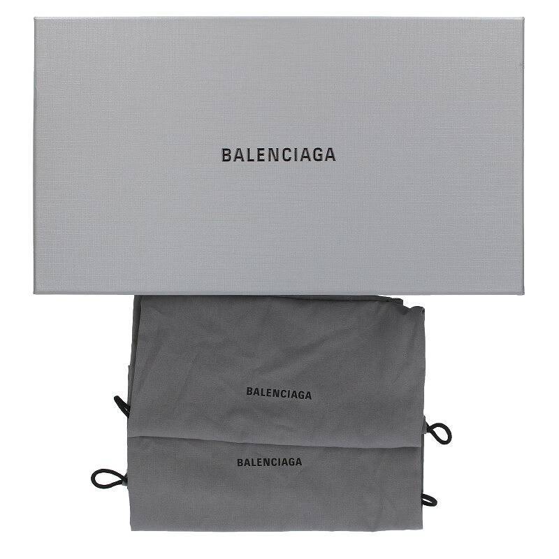 バレンシアガ BALENCIAGA 712642WA8E1 1081 Derby サイズ:40 BBアイコンスクエアレザーシューズ 新古品 SB01_画像7