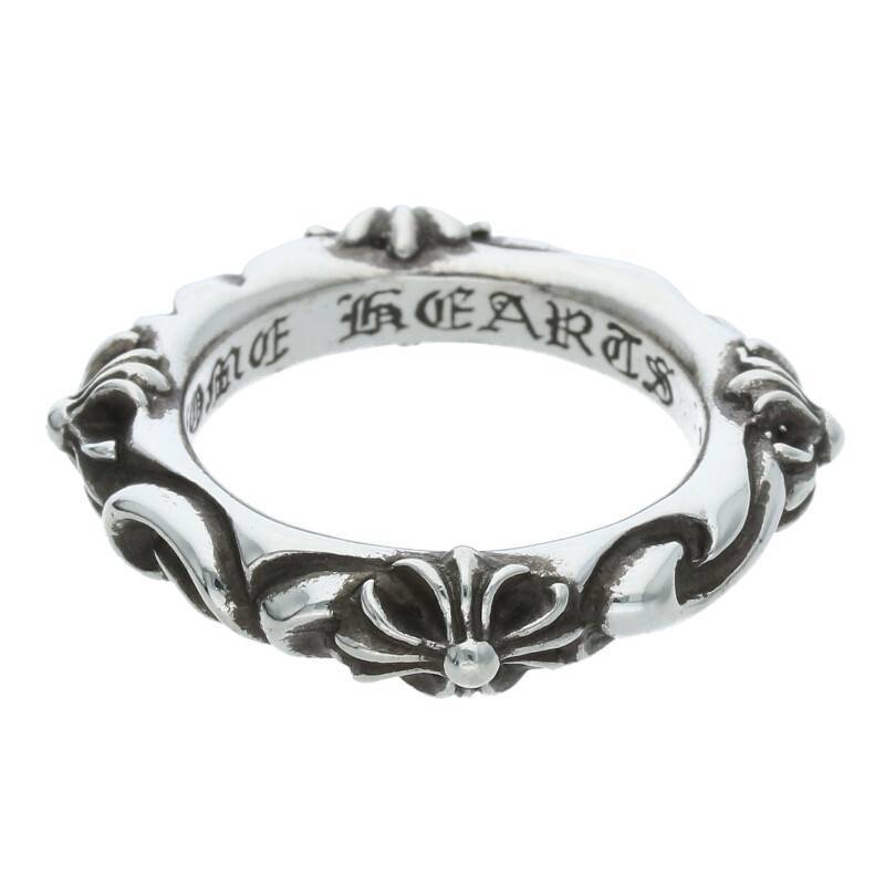 クロムハーツ Chrome Hearts SBT BAND/SBTバンド サイズ:14号 シルバーリング 中古 NO05