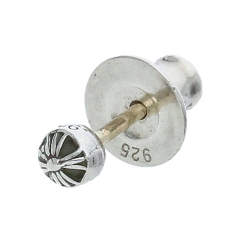 激安価格の Chrome クロムハーツ Hearts SS07 中古 シルバーピアス MINI/ミニクロスボールスタッド BALL CRS STUD イヤリング、ピアス 激安価格の Chrome クロムハーツ Hearts SS07 中古 シルバーピアス MINI/ミニクロスボールスタッド BALL CRS STUD イヤリング、ピアス