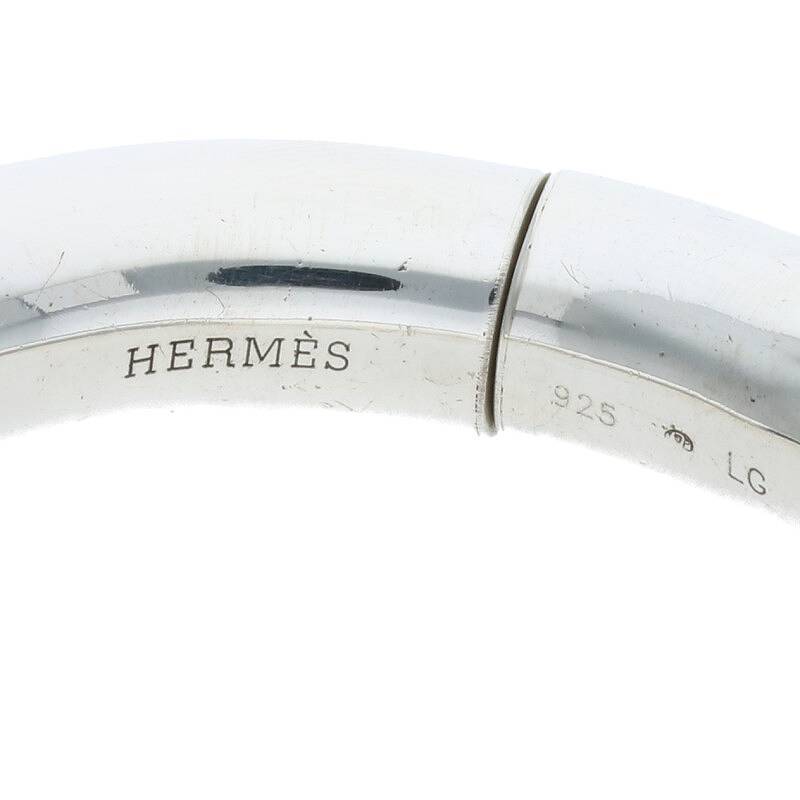 エルメス HERMES LIMA/リマ サイズ:LARGE シルバーバングル 中古 SB01_画像3