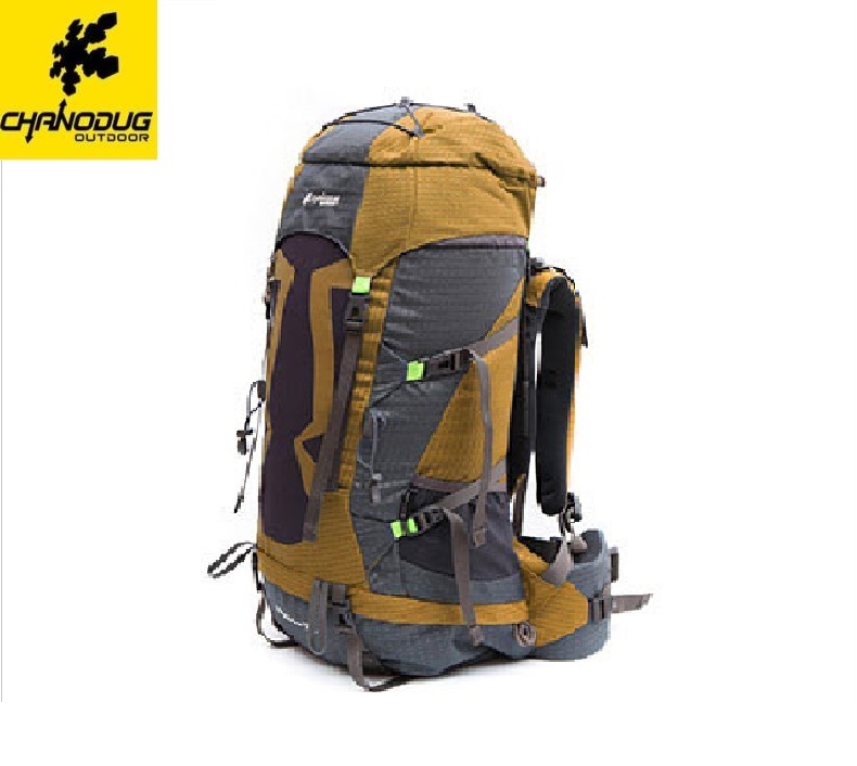 ★CHANODUG OUTDOOR★60Ｌ★バックパック★キャンピングバッグ★トレッキングバッグ★登山リュック★アウトドア★大容量★イエロー★６_画像2