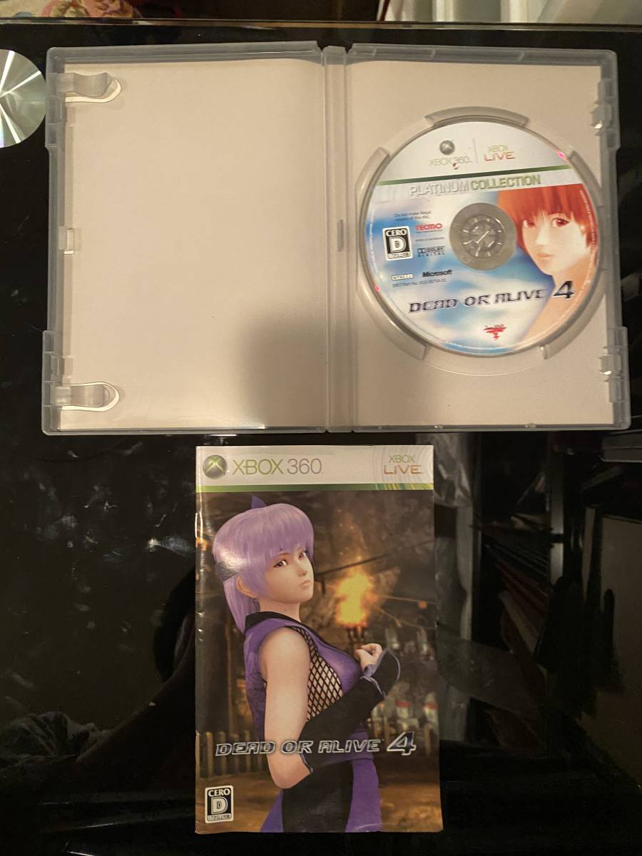 Xbox360★デッドオアアライブ４★used☆Dead or Alive 4☆import Japan JP_画像2