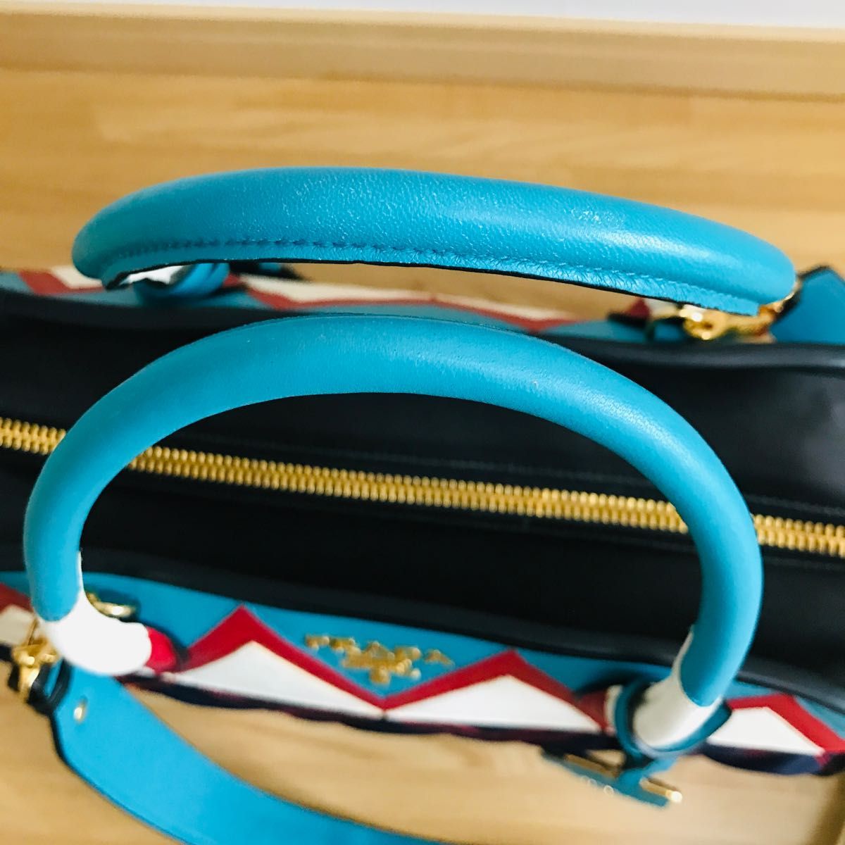 新品同様 極美品 PRADA プラダ ミニボストンバッグ 2wayショルダー