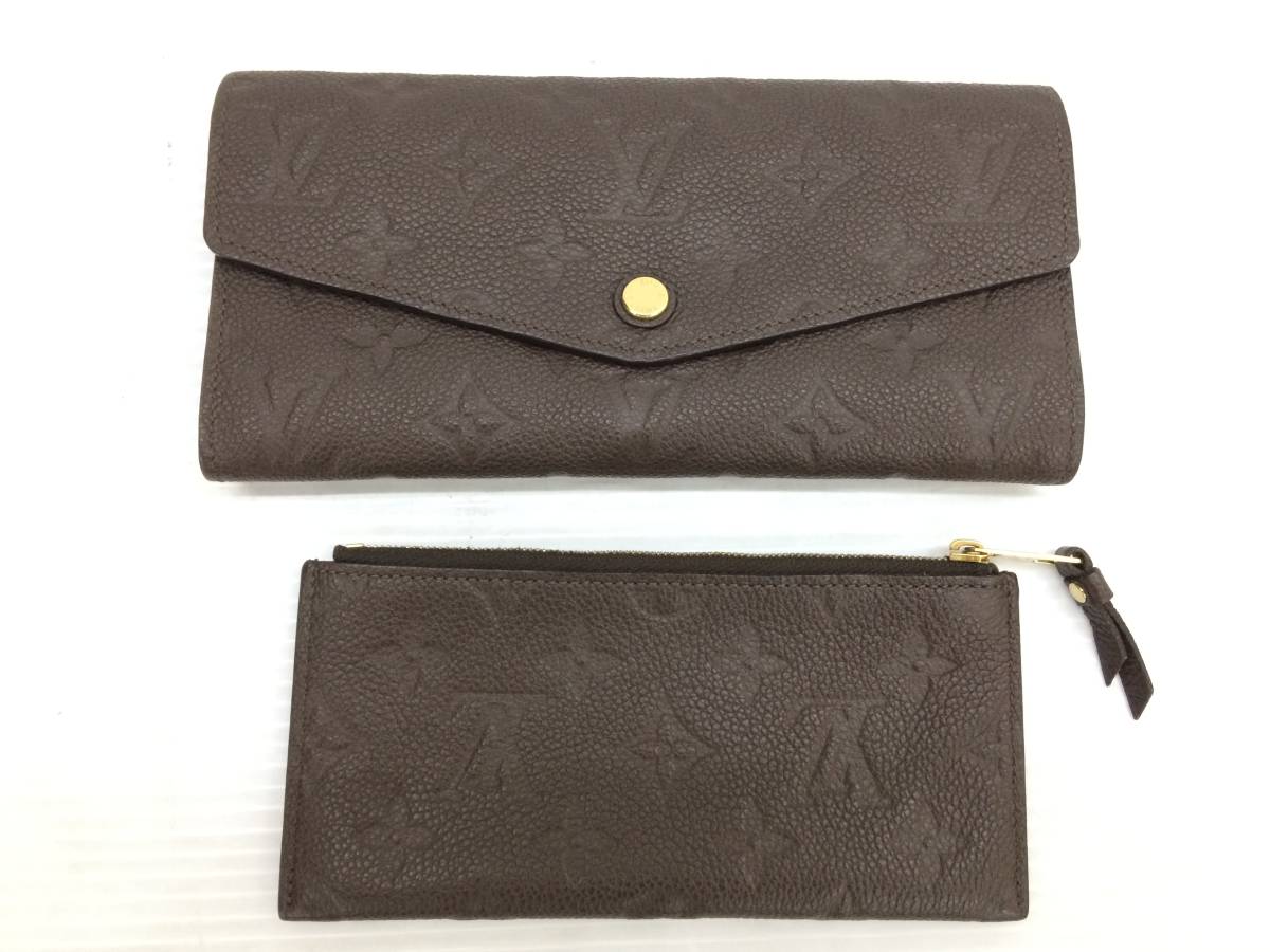 ◆LOUIS VUITTON/ルイ・ヴィトン ポルトフォイユ・キュリユーズ モノグラム アンプラント 長財布 箱付 M60389 中古品 syhib009558_画像2