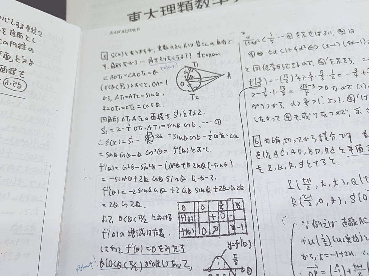 河合塾　石井先生　完成・冬　東大理類数学　テキスト・板書　フルセット　河合塾　駿台　鉄緑会　Z会　東進 　SEG _画像3