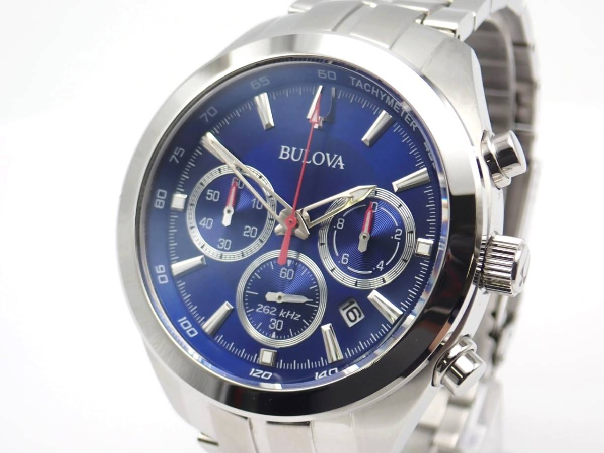 訳あり商品 １円～☆稼働品☆BULOVA ブローバ シルバーカラー/E300619