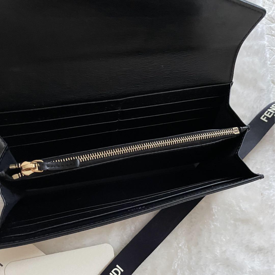 Yahoo!オークション - 【極上美品】516 FENDI フェンディ 2つ折り長財布