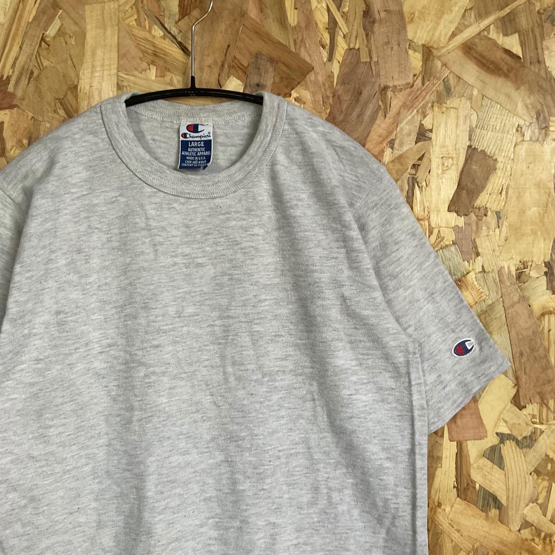 VINTAGE CHAMPION SOLID TEE -MADE IN USA- ヴィンテージ　チャンピオン　アメリカ製　シングルステッチ_画像2