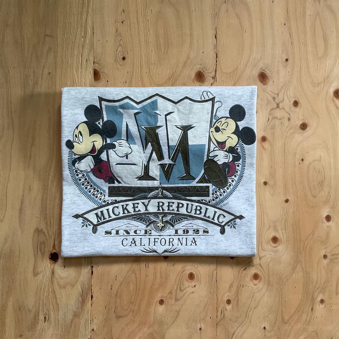 VINTAGE SHERRY'S BEST -MICKEY REPUBLIC- DISNEY TEE MADE IN USA ヴィンテージ　アメリカ製　ミッキーマウス_画像1