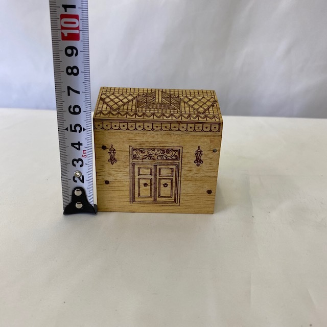  Vintage empty box tree box PEKOE TEA black tea kote-ji Blend retro antique Mini house ornament *