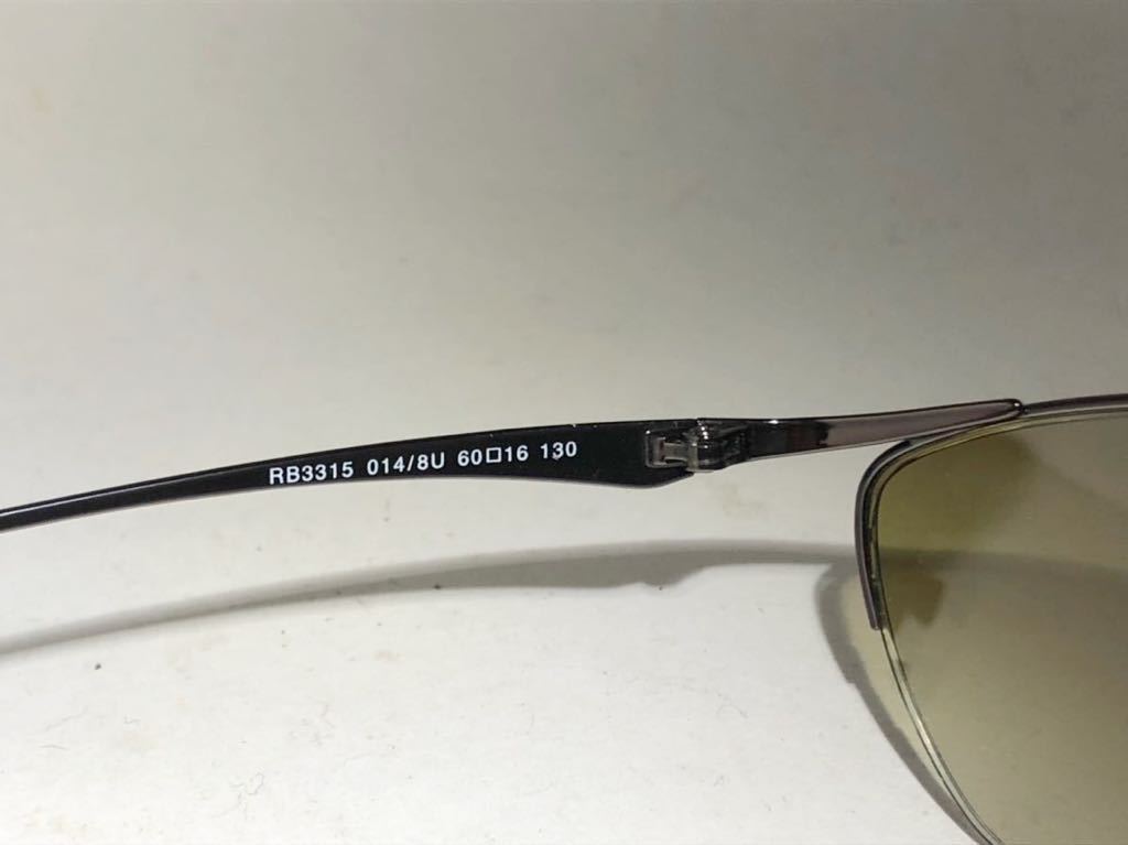 ★希少★ Ray-Ban RB3315 014/8U SHINJYOモデル*215_画像4