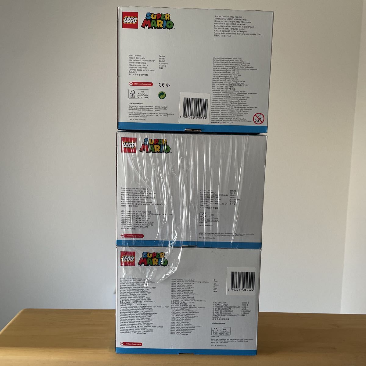 LEGO 71361 71386 71394 レゴマリオ キャラクターパック 各シリーズ1箱合計3箱（54パック）セット_画像3