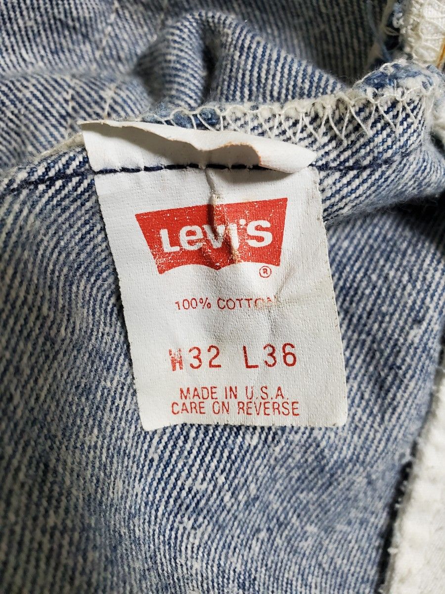 期間限定値下げ！Levi''s リーバイス501 希少90年代USA製 刻印520 エルパソ工場 レングス長め！