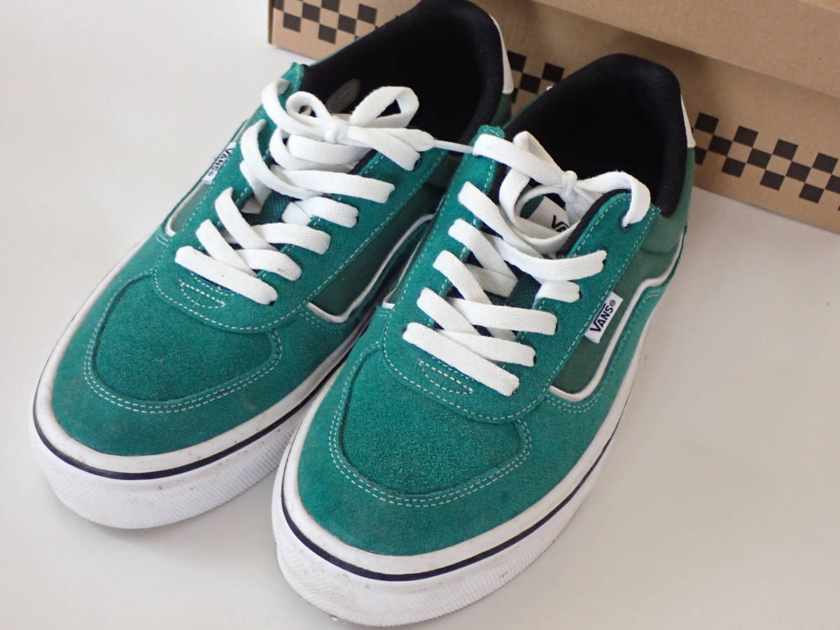 VANS バンズ ローカットスニーカー V3858 SC グリーン 28cm