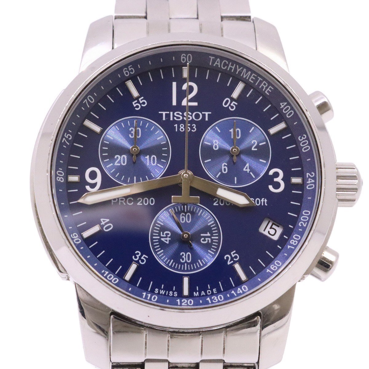 【開店記念セール!】 メンズ クロノグラフ PRC200 ティソ TISSOT 腕時計 T17.1.586.42【いおき質店】 純正SSベルト 青文字盤 クォーツ ティソ 【開店記念セール!】 メンズ クロノグラフ PRC200 ティソ TISSOT 腕時計 T17.1.586.42【いおき質店】 純正SSベルト 青文字盤 クォーツ ティソ