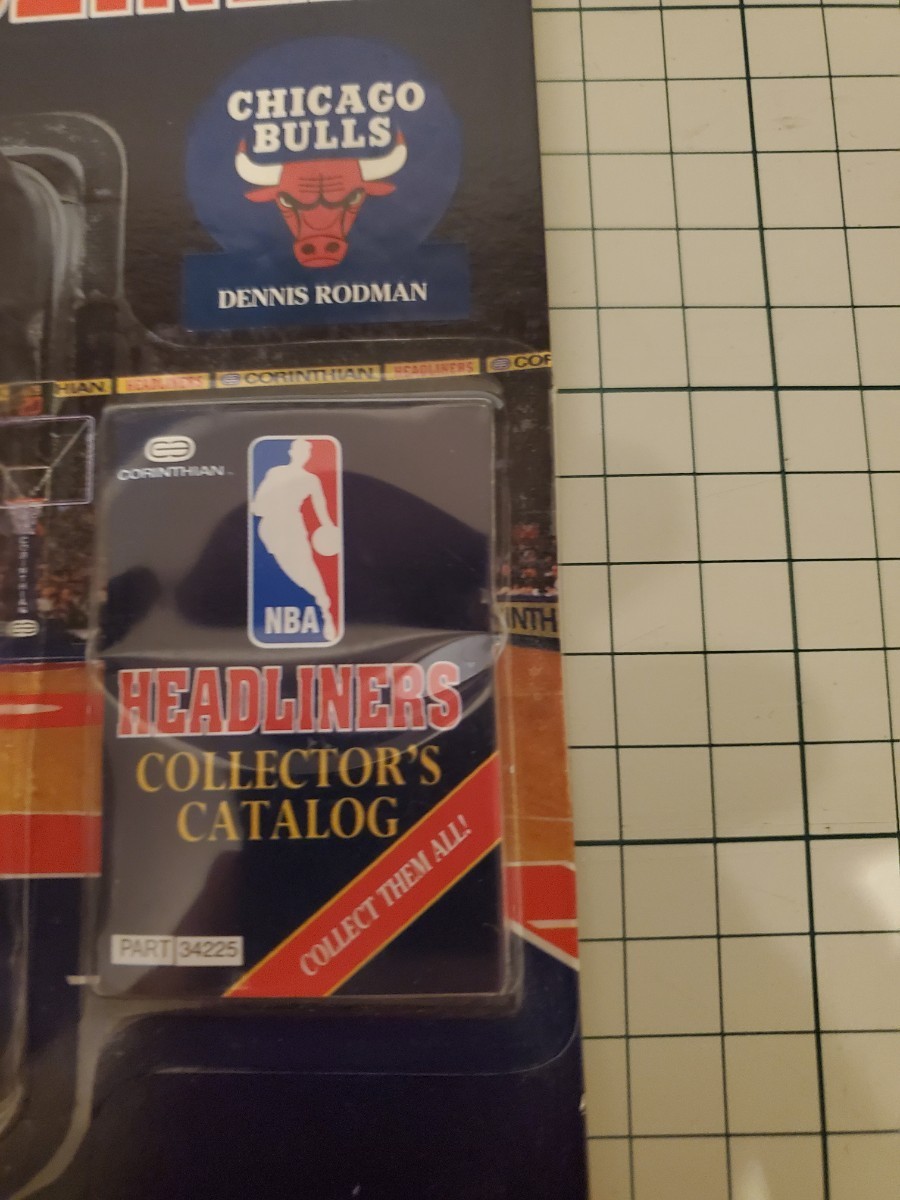 【新品未使用・未開封】HEADLINERS NBA プロバスケットボール選手 デニス・ロッドマン　オレンジヘッド_画像3
