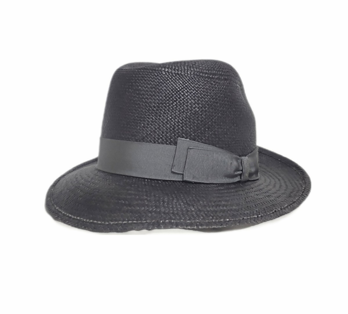 Borsalino ボルサリーノ ハット 59 ダークグレー イタリー製 - 帽子