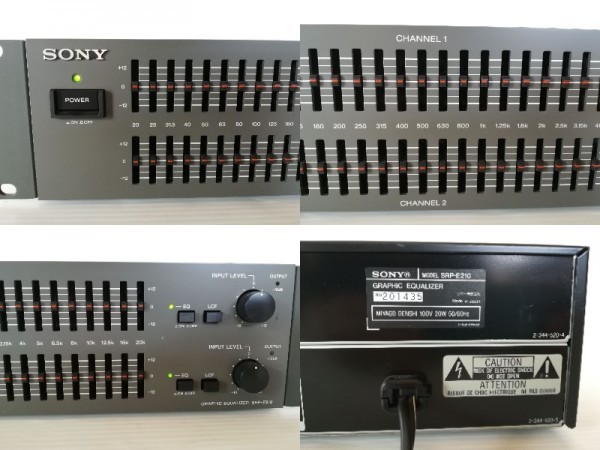  working properly goods SONY SRP-E210 stereo graphic equalizer graphic equalizer equalizer Sony Gifu city departure pick up possible used 