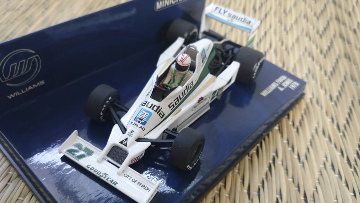 即決 PMA ミニチャンプス 1/43 ウイリアムズ FW06 フォード 1978年 №27 アラン・ジョーンズの画像3