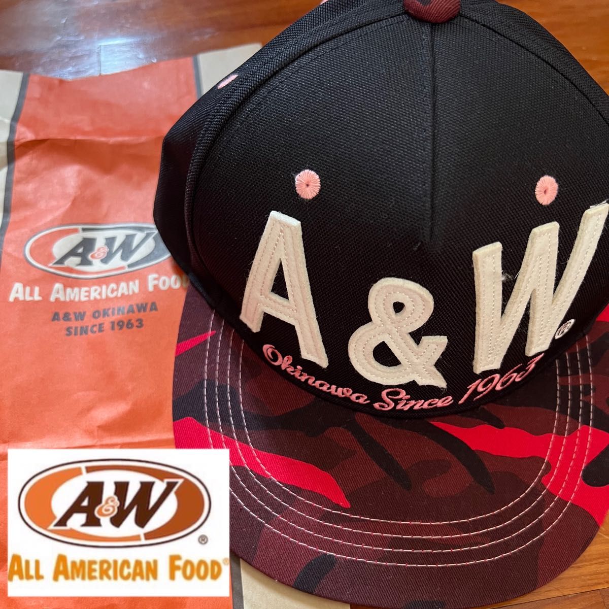 A&W カモフラピンク キャップ 沖縄限定｜Yahoo!フリマ（旧PayPayフリマ）