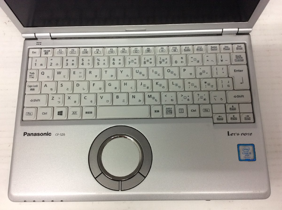 ジャンク/ Panasonic CF-SZ6RDAVS Intel Core i5-7300U メモリ4.1GB HDD320.07GB 【G10019】_反応しないキーがあります